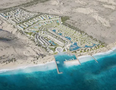 Marina Salt masterplan aerial view